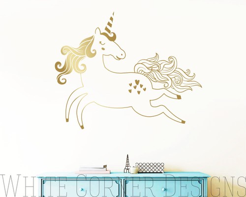 Adesivo parete unicorno - parete,